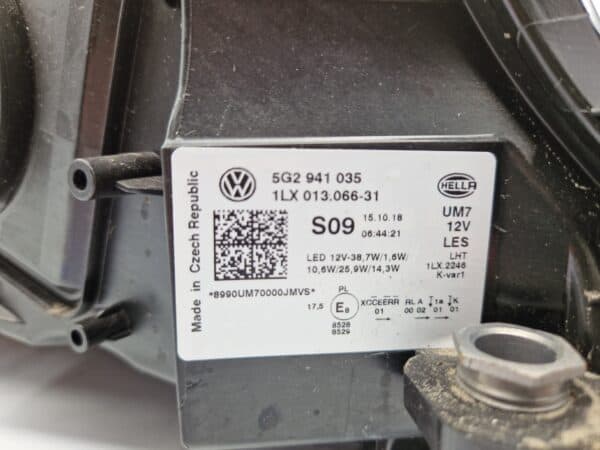 VW Golf Headlamp 5G2941035