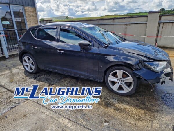 Seat Leon 2016 Black 2.0 TDI CKFC PFL 6S LY9T - Parts For Breaking Year: 2016 Engine Code: CKFC Transmission Code: PFL Axle drive: 6 Speed   Paint Code: LY9T Find Us On Facebook Contact Us Today! 1000s of new and used car parts on or shelves Ready for next day delivery throughout Ireland and the U.K. McLaughlin Car Dismantlers is based in Donegal and is one of Ireland's largest VW, AUDI SEAT & SKODA car dismantling business and has been providing a reliable service for over 40 years. Our Specialist Team ensure that all parts are inspected and approved before leaving our premises for next day delivery. Whether you’re a car owner, mechanic or dealer, we can help you with the parts you require fast and efficiently. Seat Leon 2016 Black 2.0 TDI CKFC PFL 6S LY9T