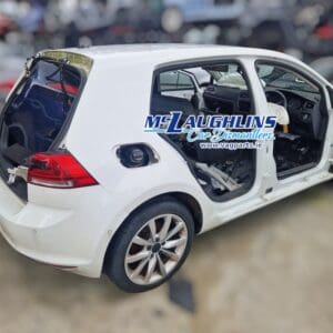 VW Golf White Bluemotion 2014 2.0L 6S CRBC PFL LC9A 6S