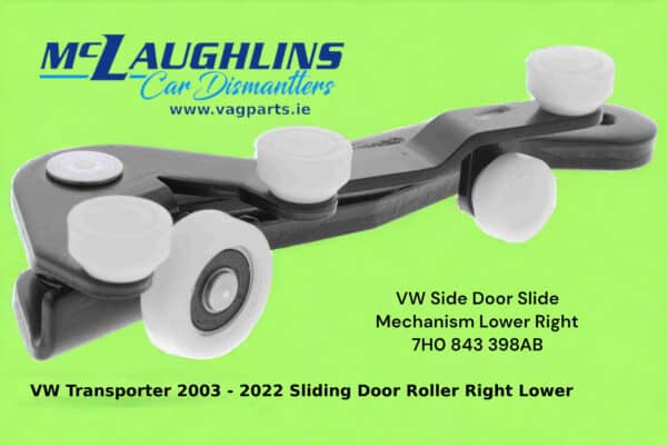 VW Side Door Slide Mechanism Lower Right 7H0 843 398AB- New