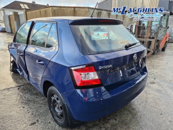 Skoda Fabia 2018 1.4L Blue Hatchback 5S CUSB RTE LF5A - McLaughlin Car Dismantlers Breakers Donegal