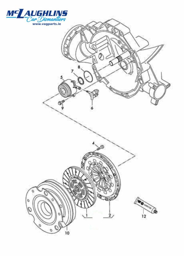 Audi A6 Clutch Flywheel Kit - 2015 - 2020 CSUD CSUB CSUE CNNA DDDA